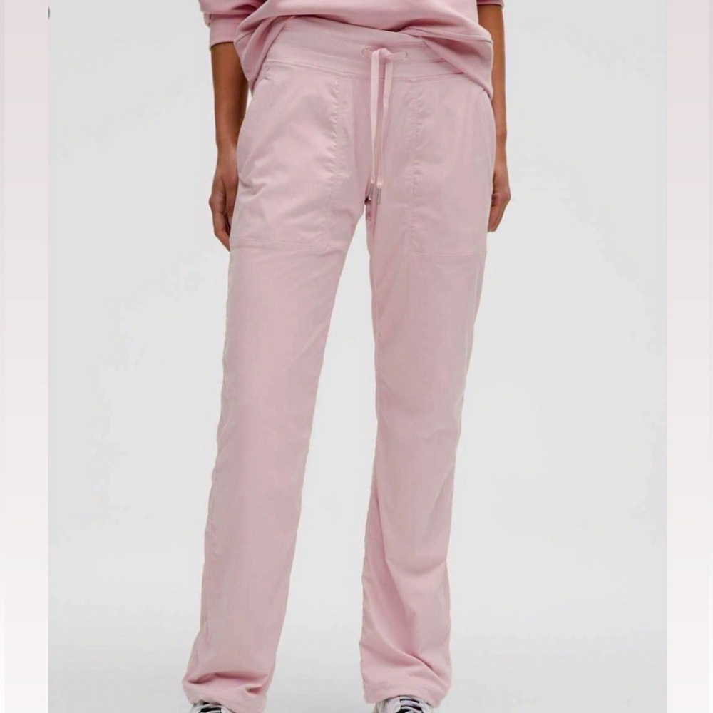 lululemon pink haze dance studio pants